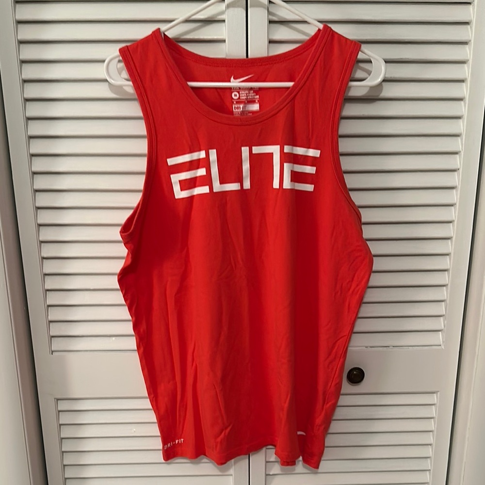 Nike Red Elite Tank Top